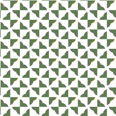 Geometrik şekilli kusursuz desen, vektör illüstrasyonu