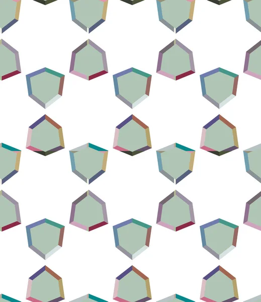 幾何学的な形をした抽象的な背景 — ストックベクタ