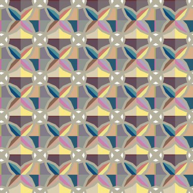 soyut kaleydoskop kumaş dikişsiz arkaplan, vektör illüstrasyonu 