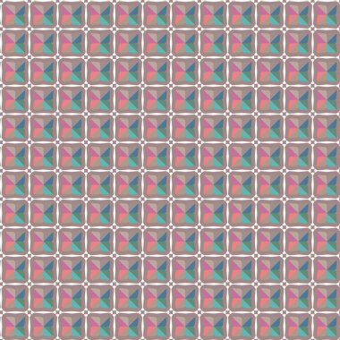 soyut kaleydoskop kumaş dikişsiz arkaplan, vektör illüstrasyonu 