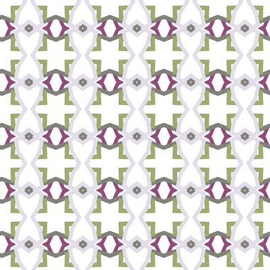 Geometrik şekilli kusursuz desen, vektör illüstrasyonu