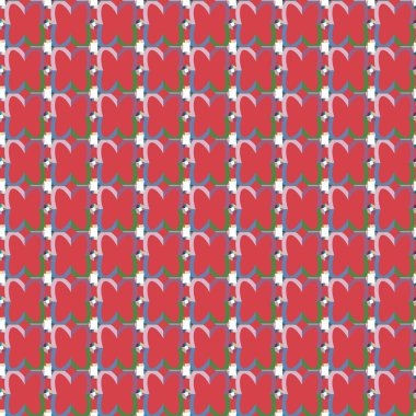 soyut kaleydoskop kumaş dikişsiz arkaplan, vektör illüstrasyonu 