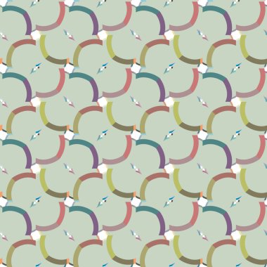 soyut kaleydoskop kumaş dikişsiz arkaplan, vektör illüstrasyonu 