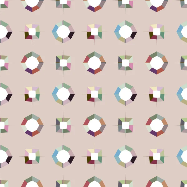 Abstrakt Kaleidoskopisk Stoff Sømløs Bakgrunn Vektorillustrasjon – stockvektor