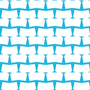 Soyut geometrik şekilli kusursuz desen