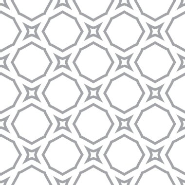 Çizgi sanatı ile kusursuz vektör deseni.