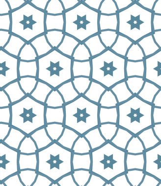 Soyut geometrik şekilli kusursuz desen