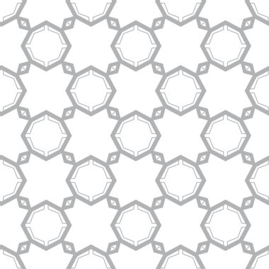 Çizgi sanatı ile kusursuz vektör deseni.