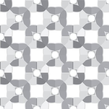 Çizgi sanatı ile kusursuz vektör deseni.