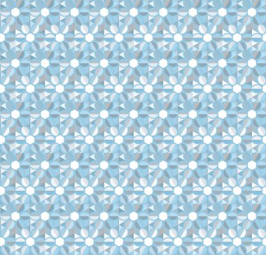 Soyut geometrik şekilli kusursuz desen