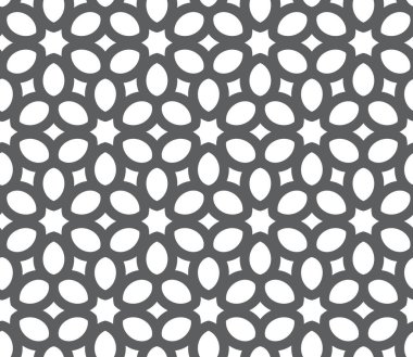 Soyut geometrik şekilli kusursuz desen