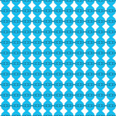 Soyut geometrik şekilli kusursuz desen