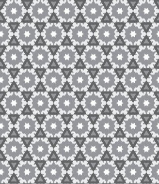 Soyut geometrik şekilli kusursuz desen