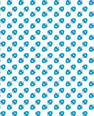 Çizgi sanatı ile kusursuz vektör deseni.