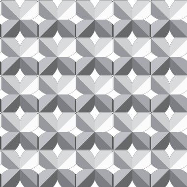 Soyut geometrik şekilli kusursuz desen