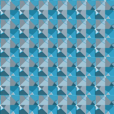 Soyut geometrik şekilli kusursuz desen