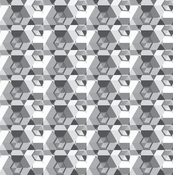 Nahtlose Muster Mit Abstrakten Geometrischen Formen — Stockvektor