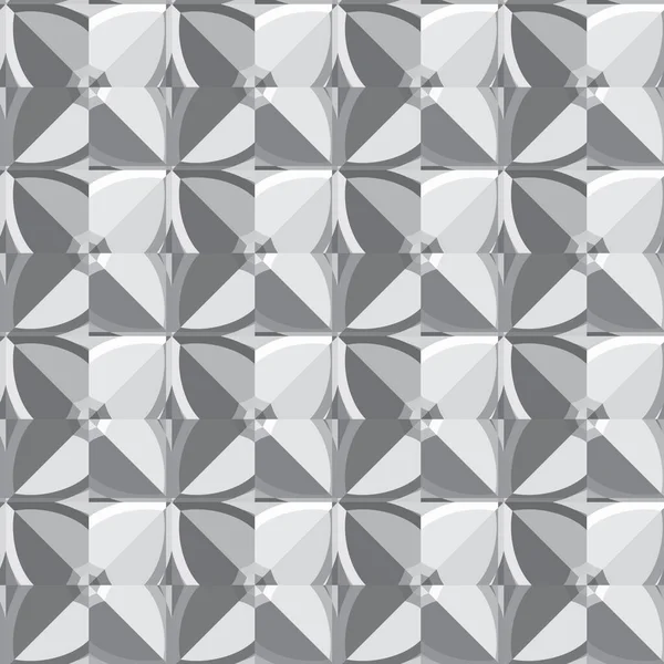 Hladký Vzor Abstraktními Geometrickými Tvary — Stockový vektor