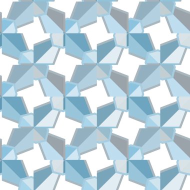 Soyut geometrik şekilli kusursuz desen