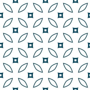 Çizgi sanatı ile kusursuz vektör deseni.