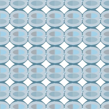 Çizgi sanatı ile kusursuz vektör deseni.