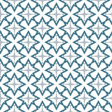 Çizgi sanatı ile kusursuz vektör deseni.