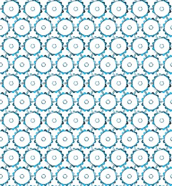 Çizgi sanatı ile kusursuz vektör deseni.