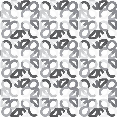 Soyut geometrik şekilli kusursuz desen