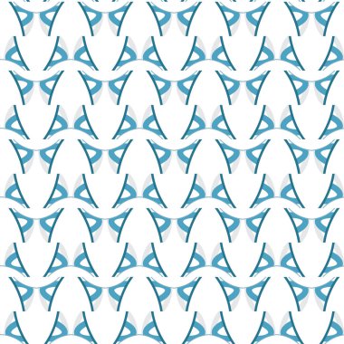 Çizgi sanatı ile kusursuz vektör deseni.