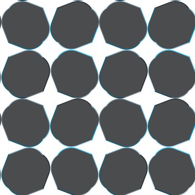 Çizgi sanatı ile kusursuz vektör deseni.