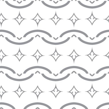 Çizgi sanatı ile kusursuz vektör deseni.