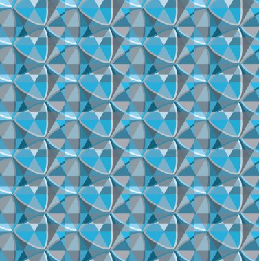 Soyut geometrik şekilli kusursuz desen