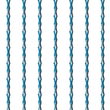 Çizgi sanatı ile kusursuz vektör deseni.