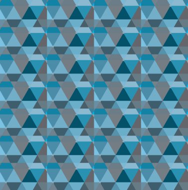 Soyut geometrik şekilli kusursuz desen