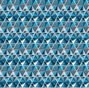 Soyut geometrik şekilli kusursuz desen