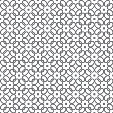 Çizgi sanatı ile kusursuz vektör deseni.