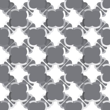 Soyut geometrik şekilli kusursuz desen