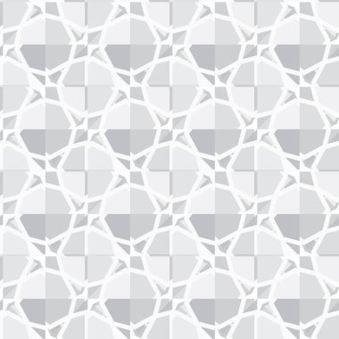 Soyut geometrik şekilli kusursuz desen