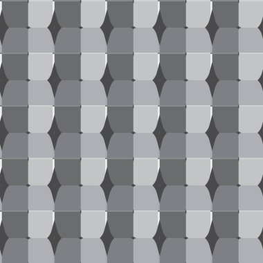 Kare şeklinde kusursuz desenler. vektör illüstrasyonu