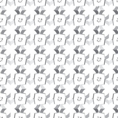 Soyut geometrik şekilli kusursuz desen