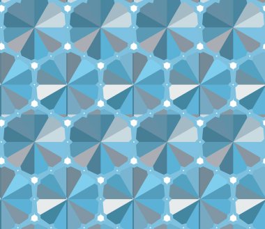 Soyut geometrik şekilli kusursuz desen