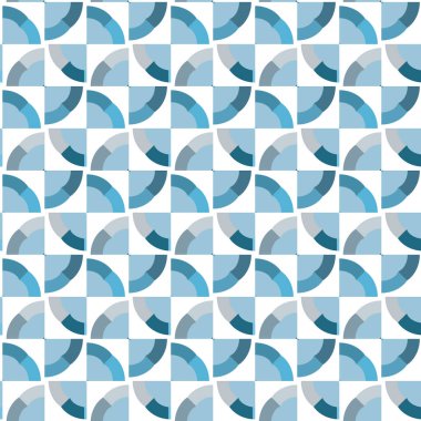 Soyut geometrik şekilli kusursuz desen