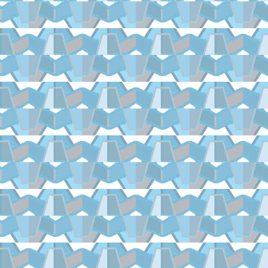 Çizgi sanatı ile kusursuz vektör deseni.