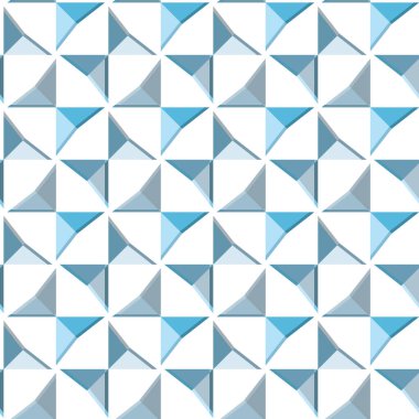 Soyut geometrik şekilli kusursuz desen