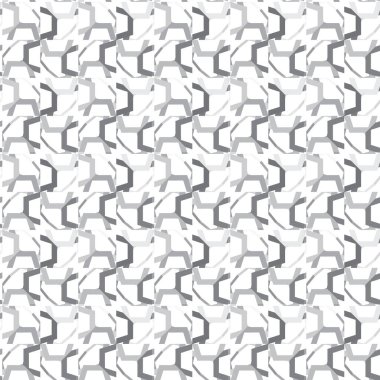 Soyut geometrik şekilli kusursuz desen