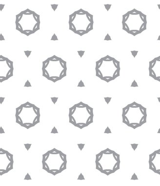 Soyut geometrik şekilli kusursuz desen
