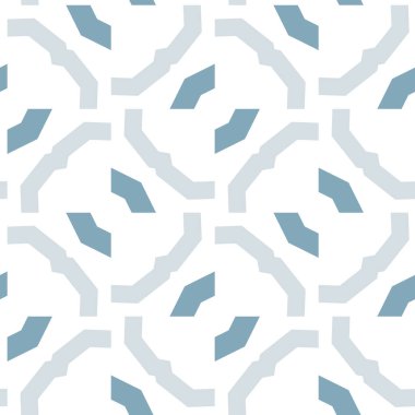 Soyut geometrik şekilli kusursuz desen