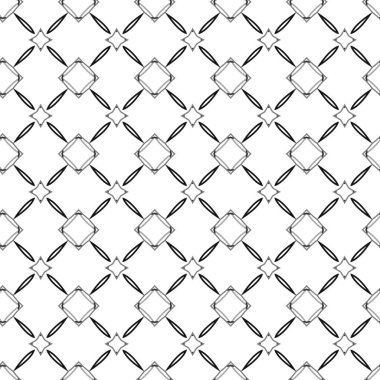 Soyut geometrik şekilli kusursuz desen