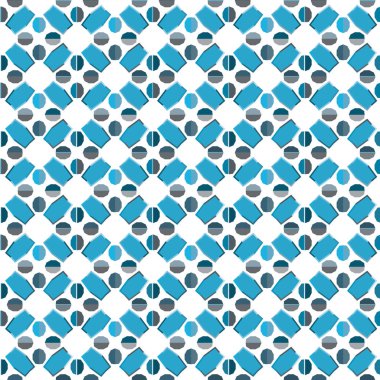 Soyut geometrik şekilli kusursuz desen