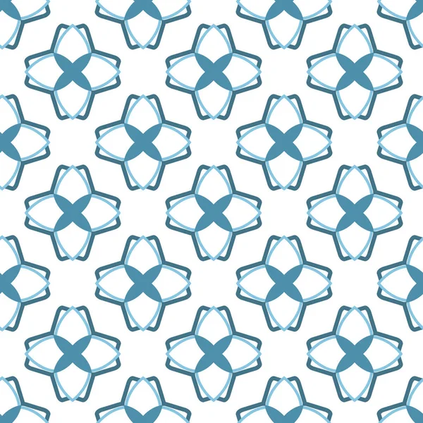 Nahtlose Muster Mit Abstrakten Geometrischen Formen — Stockvektor